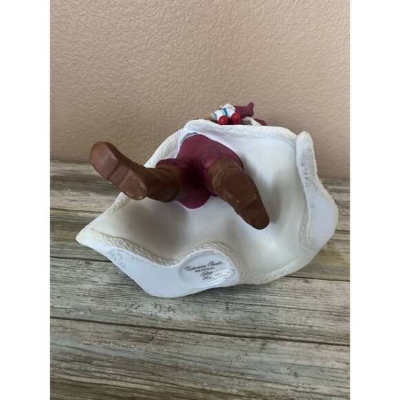 Lenox Victorian Santa Figurine 1993 Fine Porcelain Christmas Decoration Green Co - Picture 11 of 13